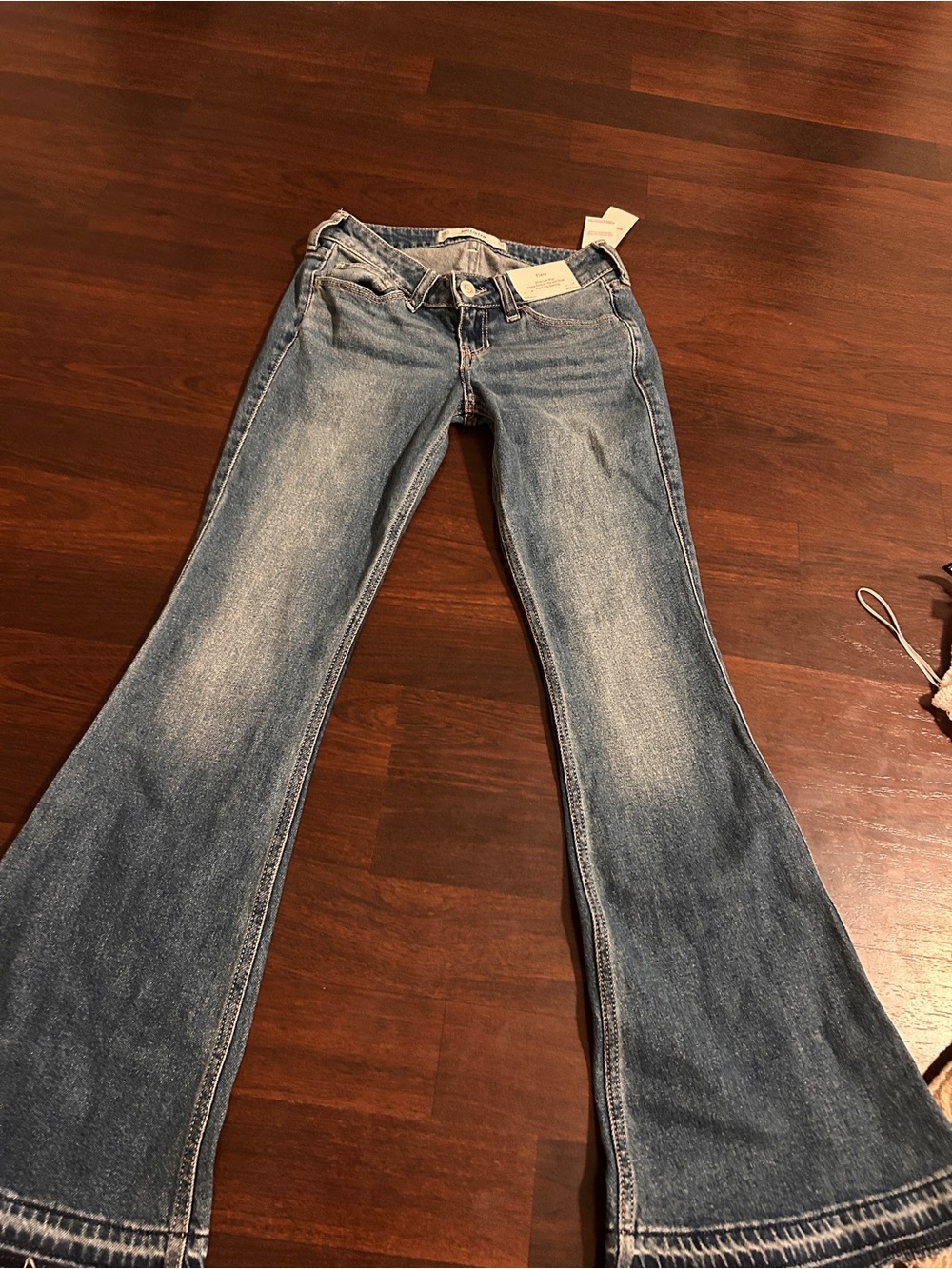Hollister Medium Blue Denim Flare Jeans